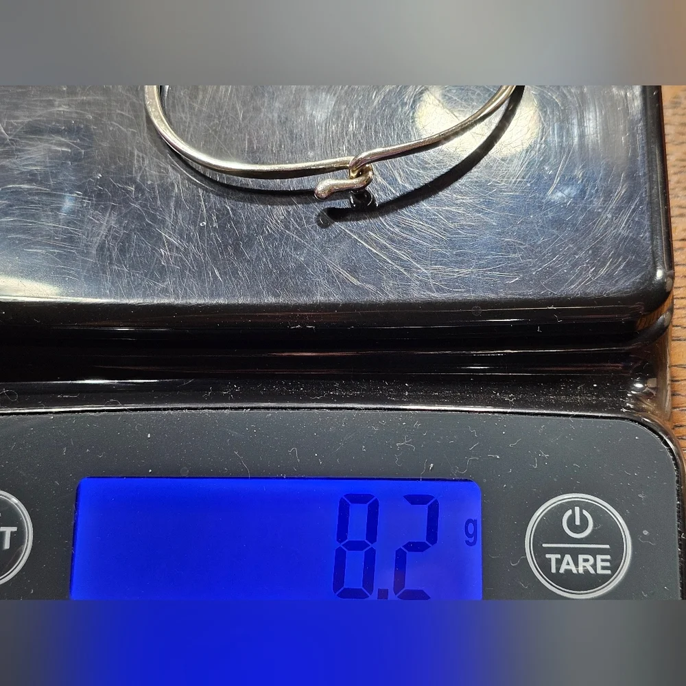 James Avery Sterling Hammered Hook on Bracelet - Picture 4 of 5